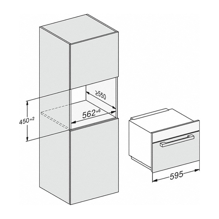 Микроволновая печь встраиваемая Miele M 7244 TC CLST 2