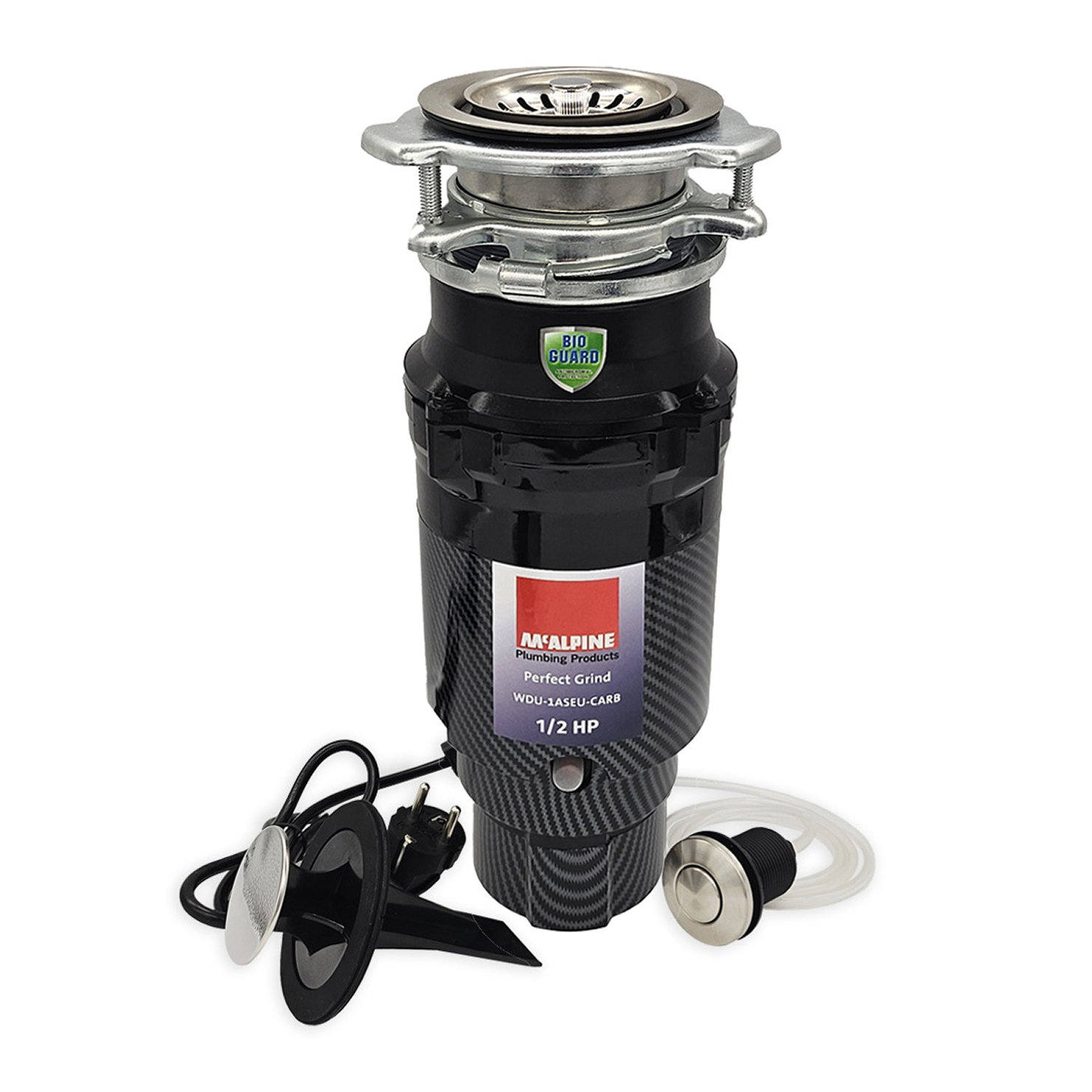 Измельчитель пищевых отходов McAlpine Perfect Grind Slim WDU-1ASEU-CARB 2
