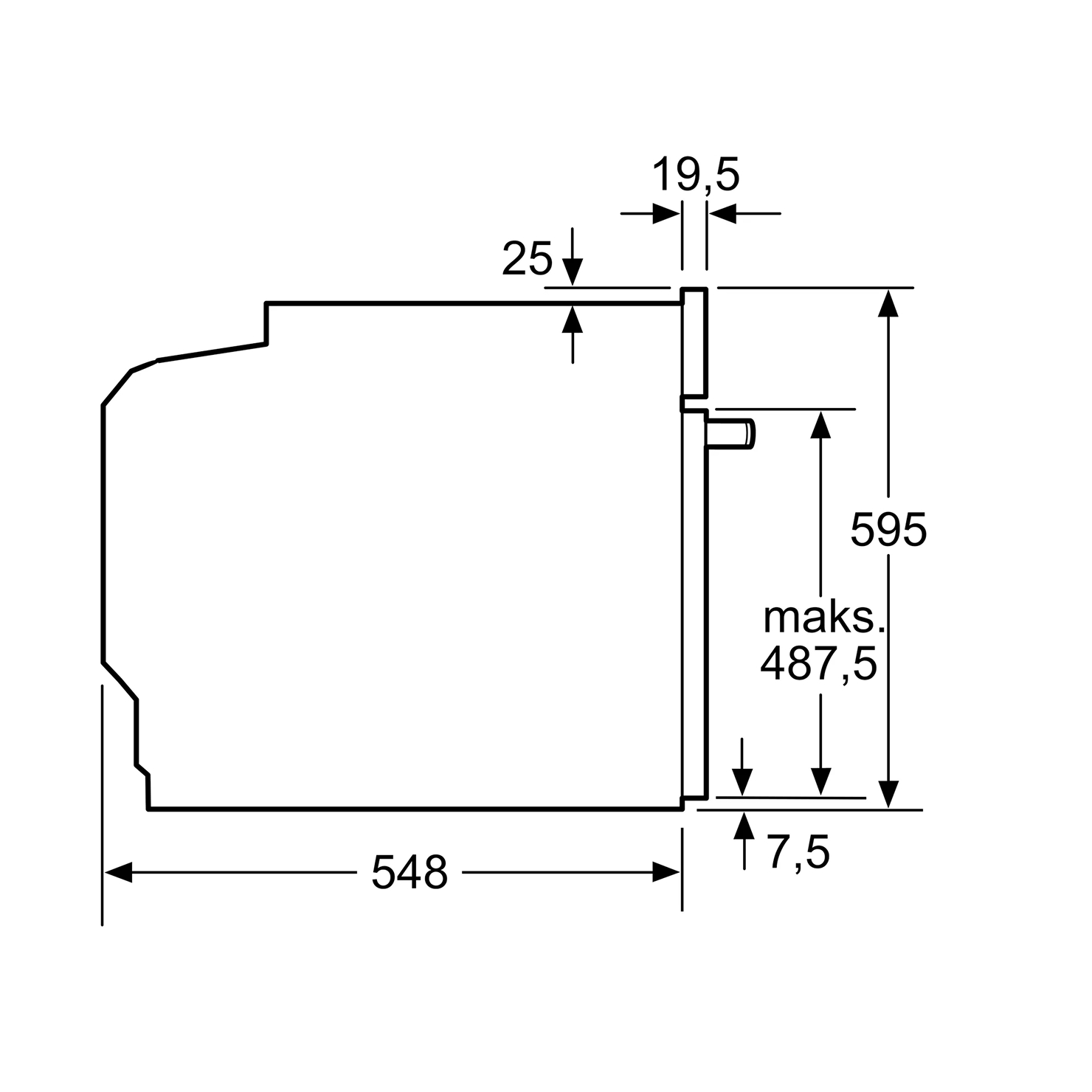 Электрический духовой шкаф Bosch HQG572EB3 8