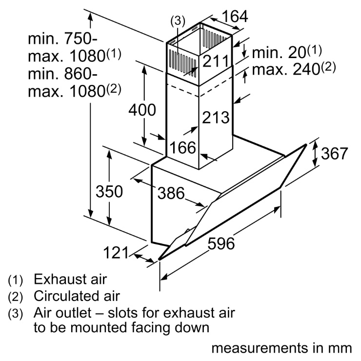 Вытяжка Bosch DWK68AK60T 6