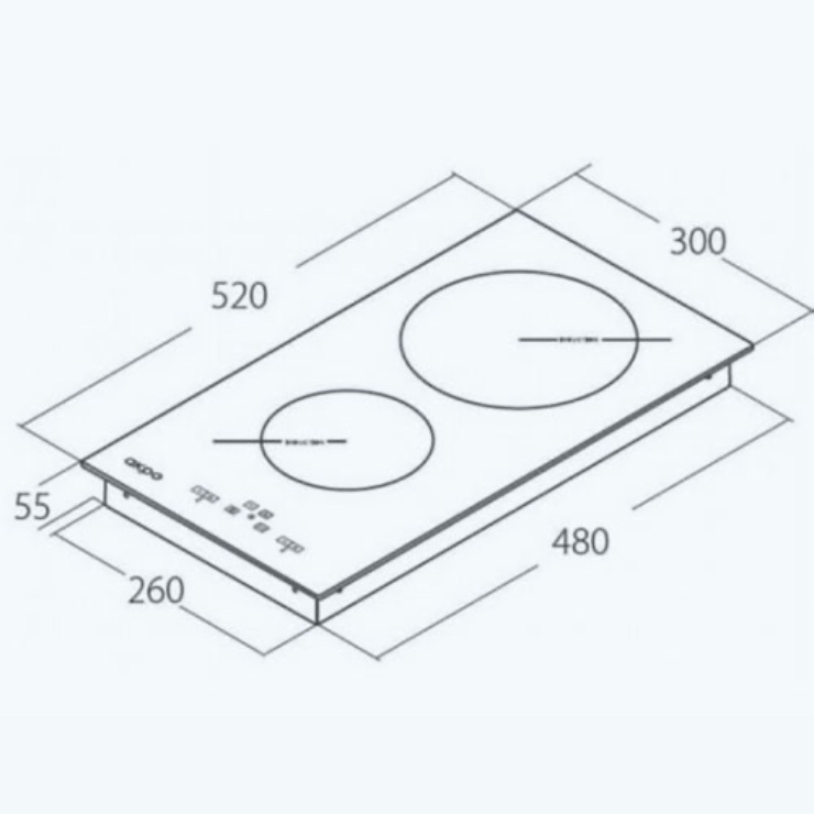 Индукционная панель Akpo PIA 30 825 02 2