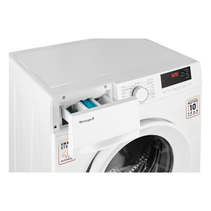 Стиральная машина с фронтальной загрузкой Weissgauff WM 46127 DC Inverter Steam 5