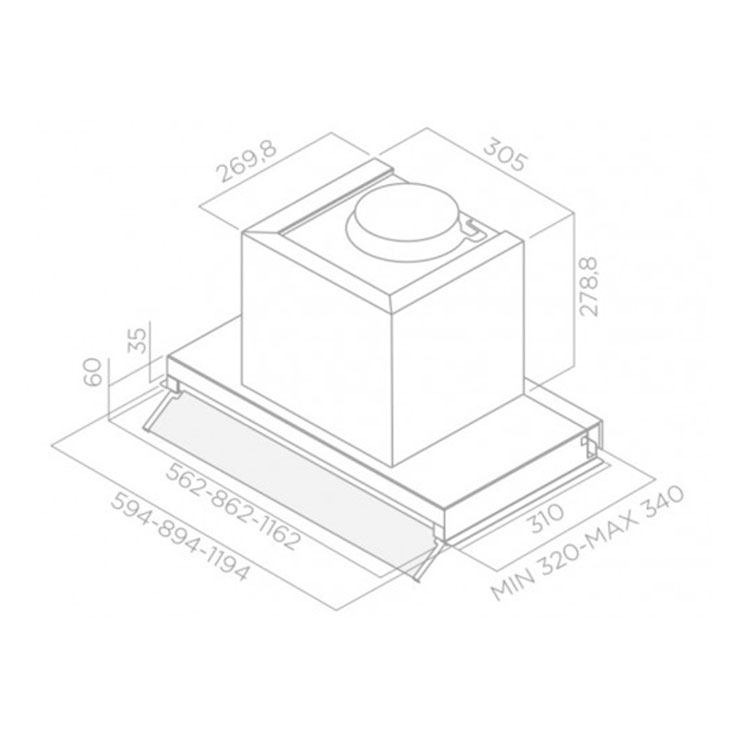 Вытяжка Elica BOX IN PLUS IXGL/A/60 3