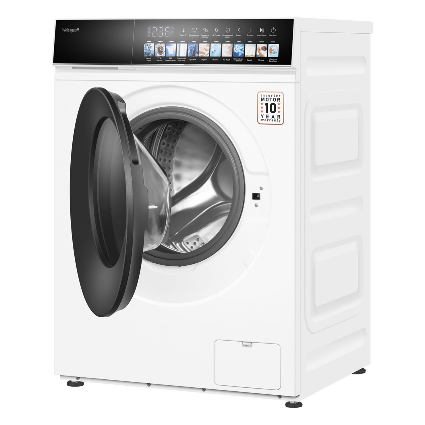Стирально-сушильная машина Weissgauff WMD 59211 Touch Inverter 5
