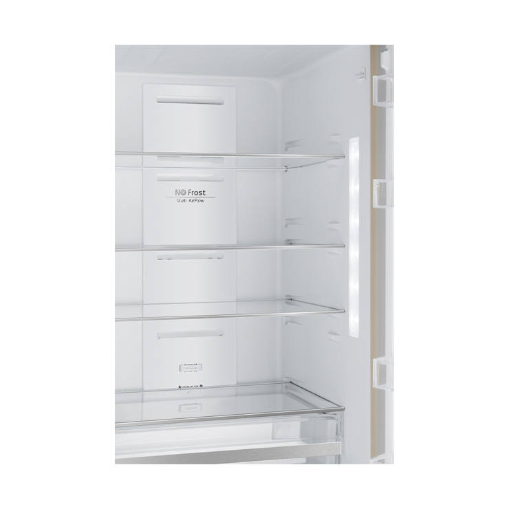 Холодильник Weissgauff WRK 2000 D Full NoFrost Inverter Beige Glass 7