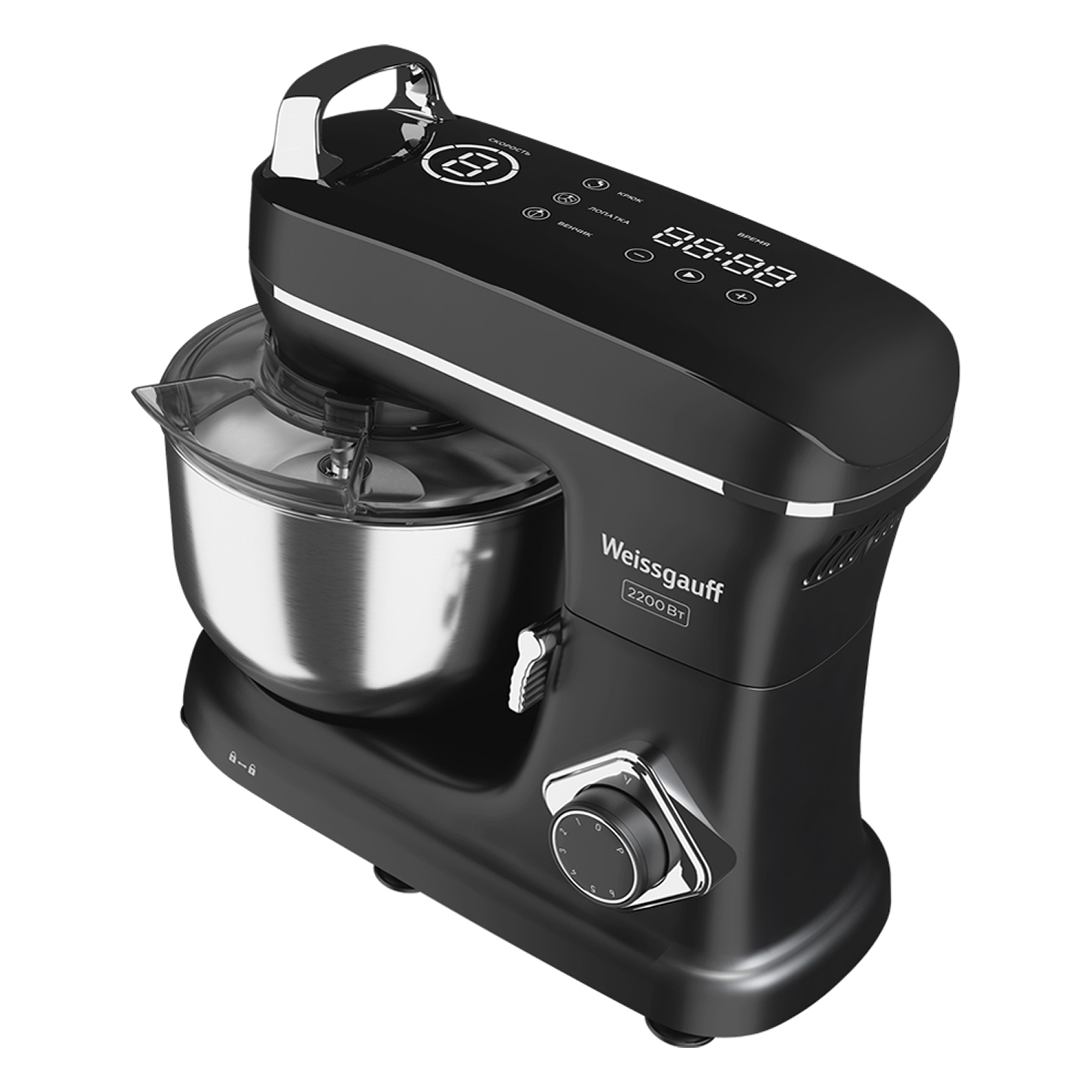 Миксер планетарный Weissgauff WSM 226 PDB Touch Screen Pro 4