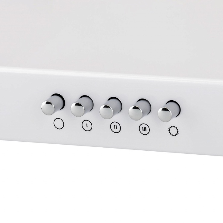 Вытяжка Krona JESSICA slim 600 white push button 3