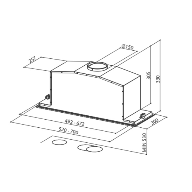 Вытяжка Faber Inca Lux 2.0 EG8 X A52 [110.0327.652] 2
