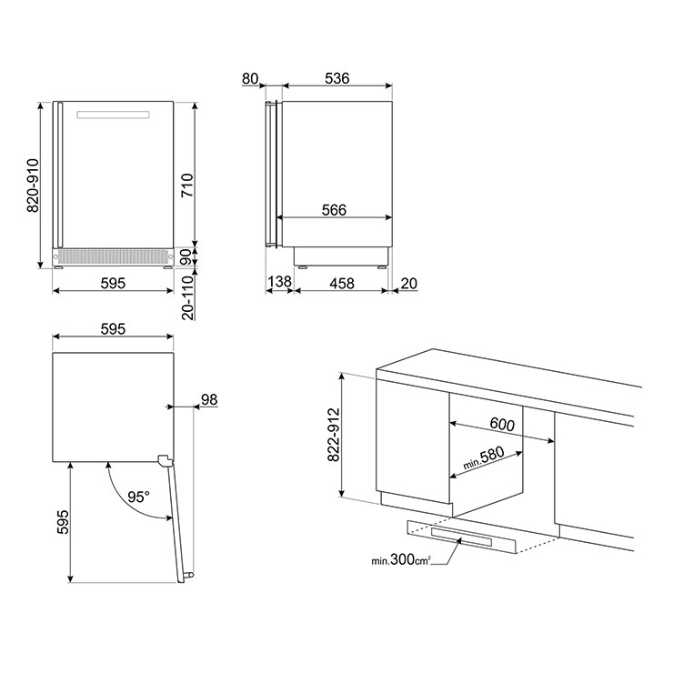 Винный шкаф Smeg CVI638RWN2 4