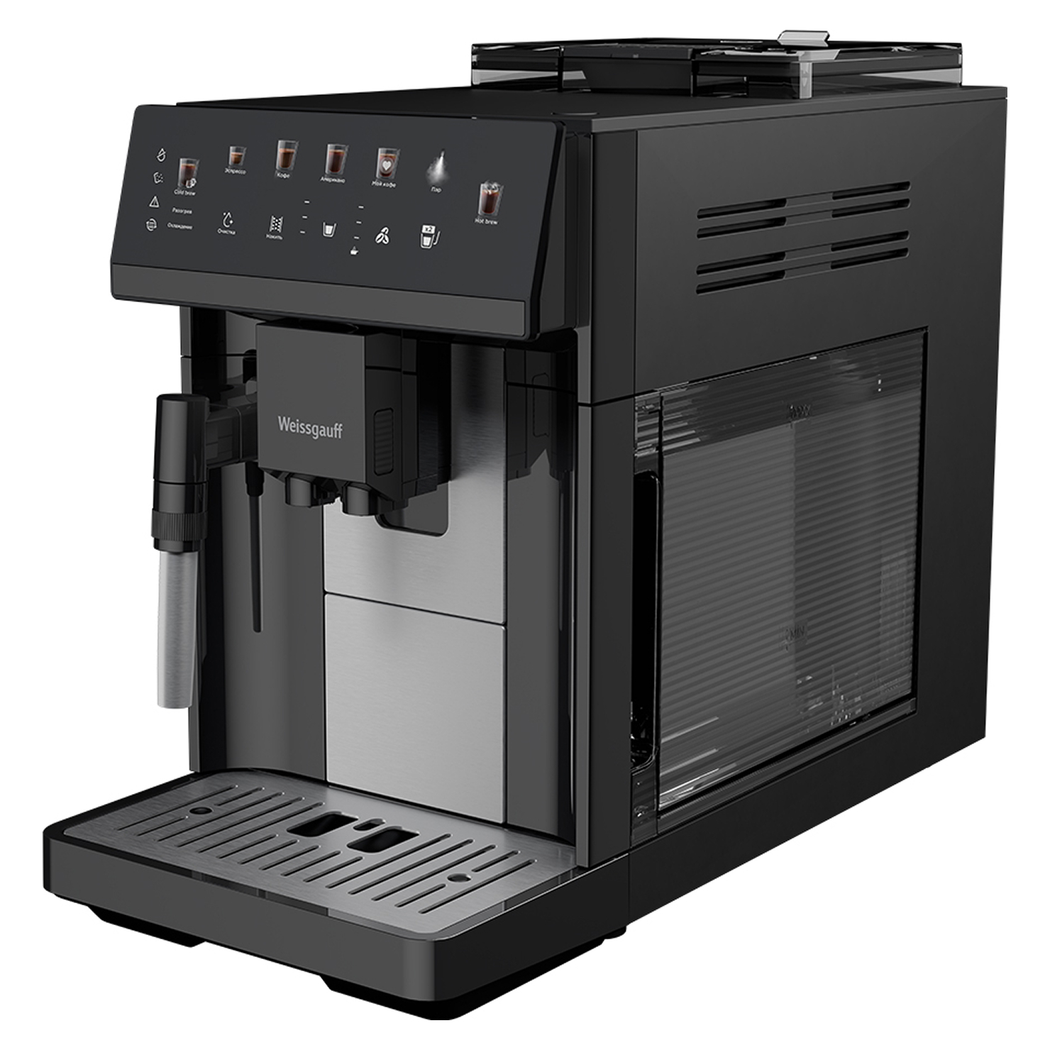 Кофемашина Weissgauff WCM-360 Automatic ColorTouch Nero