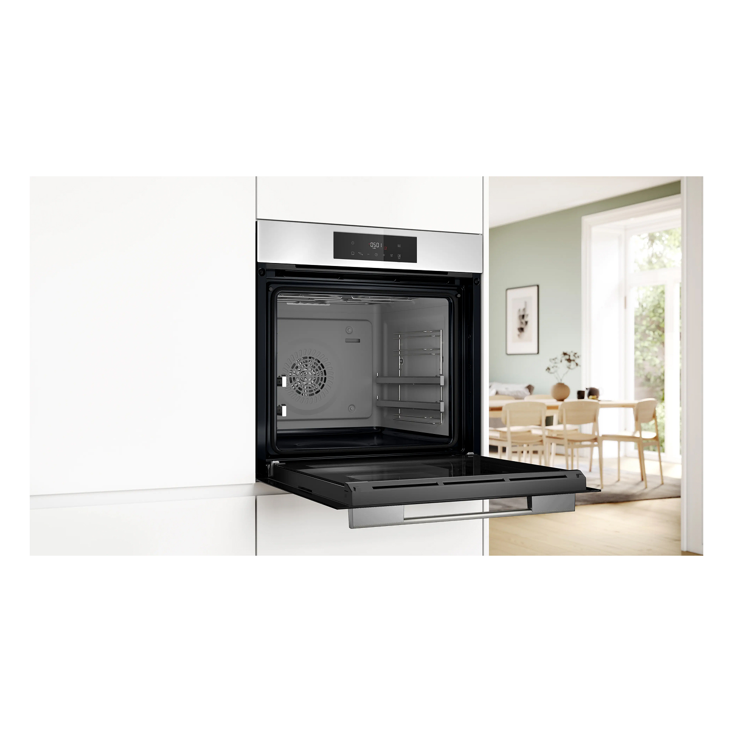 Электрический духовой шкаф Bosch HJG852YW0T 4