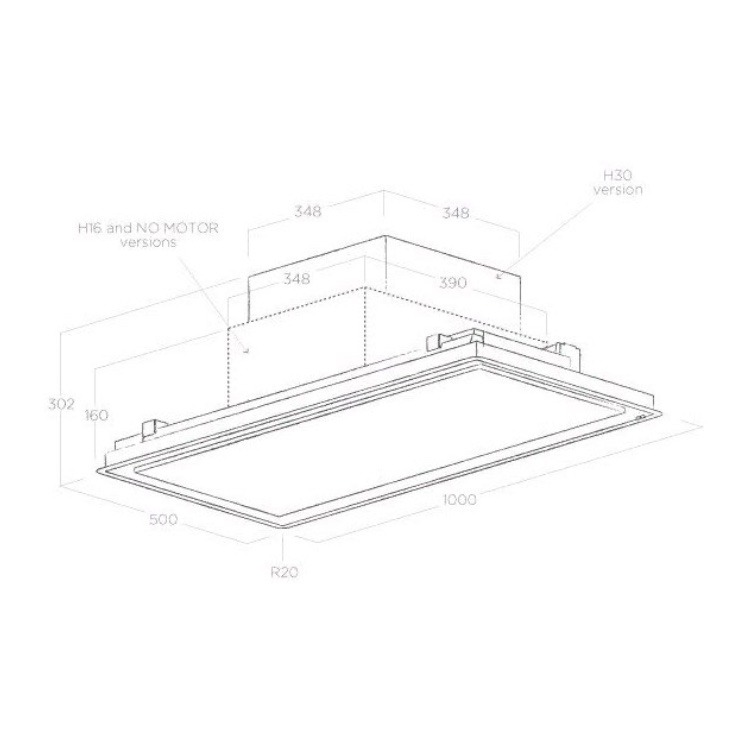 Вытяжка Elica ILLUSION H16 WH/A/100 2