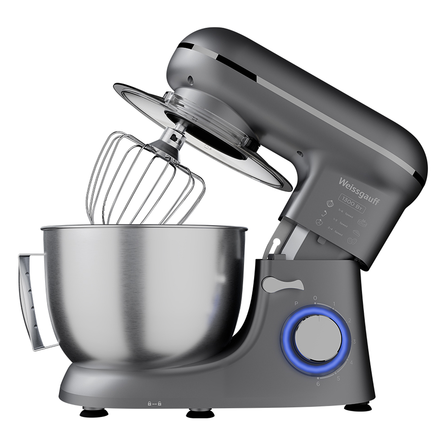 Миксер планетарный Weissgauff WSM 132 PMT Prime Chef 6