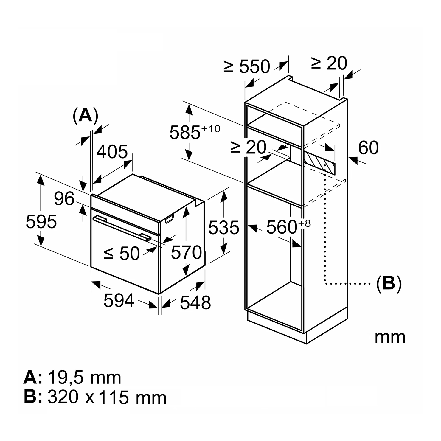 Электрический духовой шкаф Bosch HBA514BS3 10