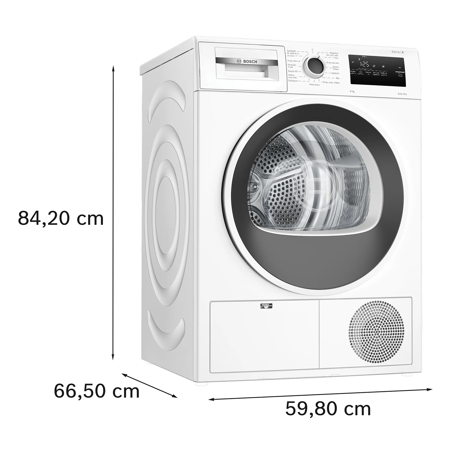 Сушильная машина Bosch WTH8627GPL 9
