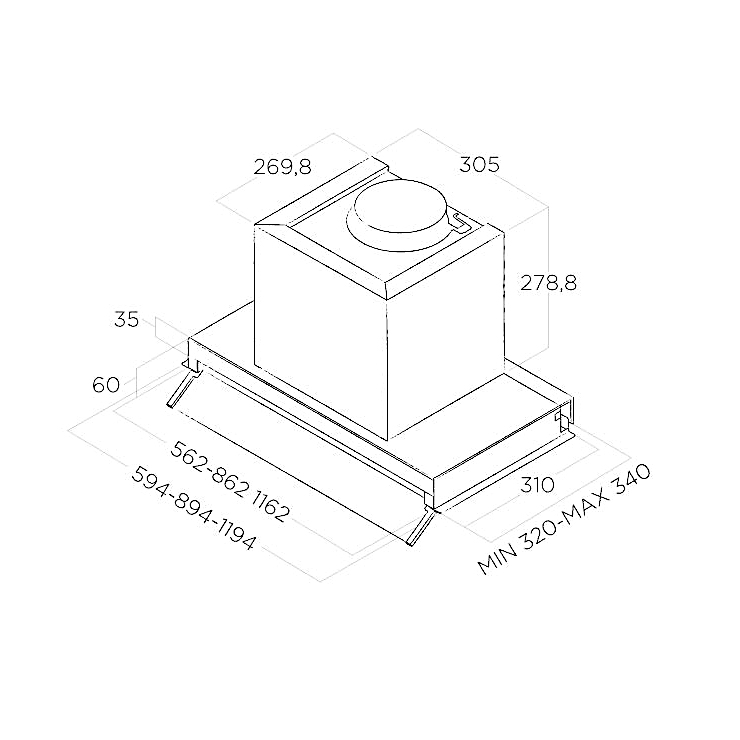 Вытяжка Elica BOX IN LX/IX/A/120 3