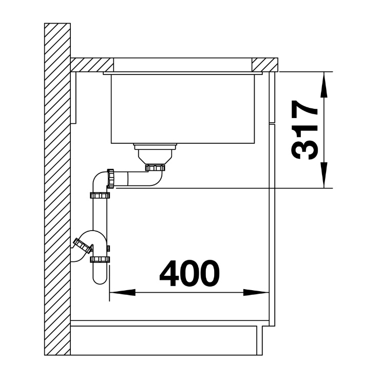 Кухонная мойка Blanco ETAGON 700-U белый 525171 4