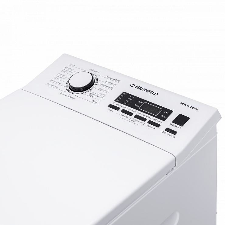 Стиральная машина с вертикальной загрузкой MAUNFELD MFWM128WH 7