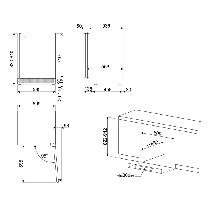 Винный шкаф Smeg CVI638LWN2 3