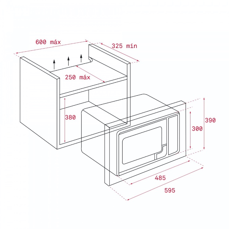 Микроволновая печь Teka MB 620 BI WHITE 3