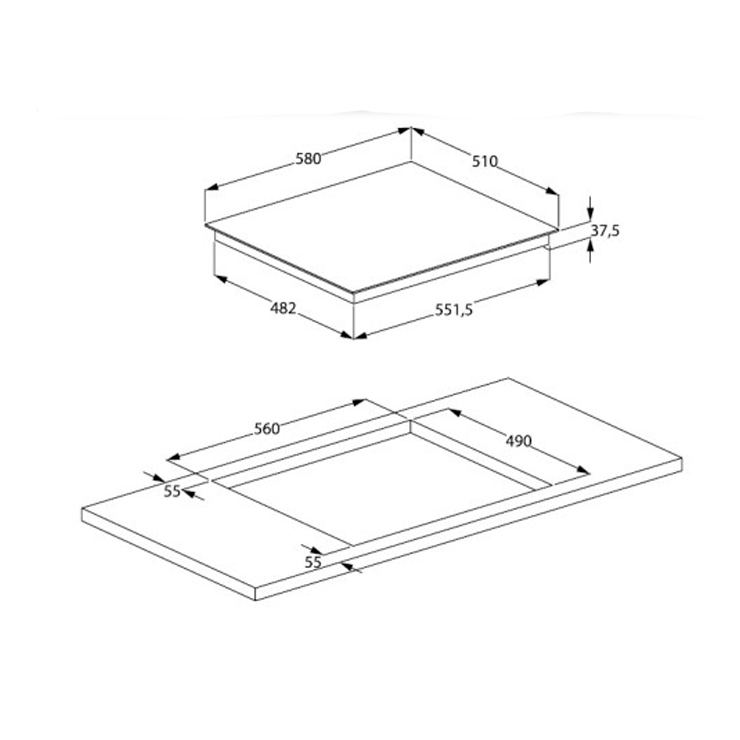 Электрическая панель Beko HIC 63401 T 2