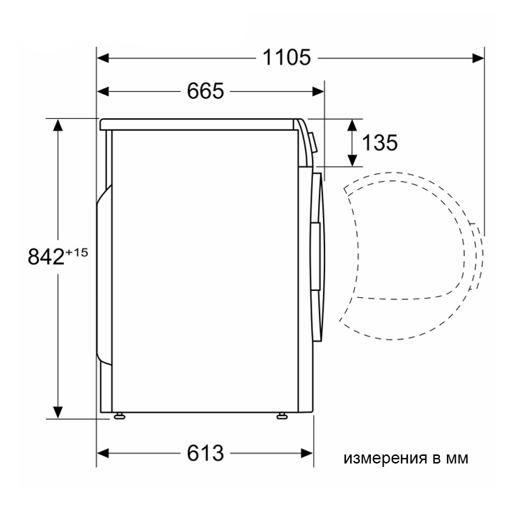 Сушильная машина Bosch WTH85V2KPL 7