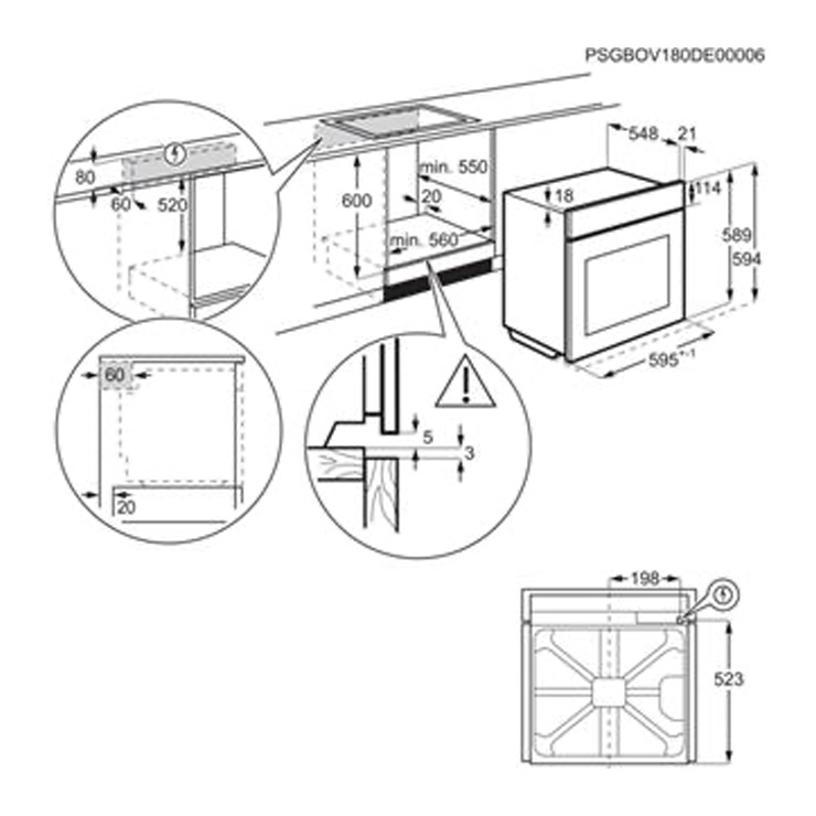 Электрический духовой шкаф Electrolux OPEB2520V 5