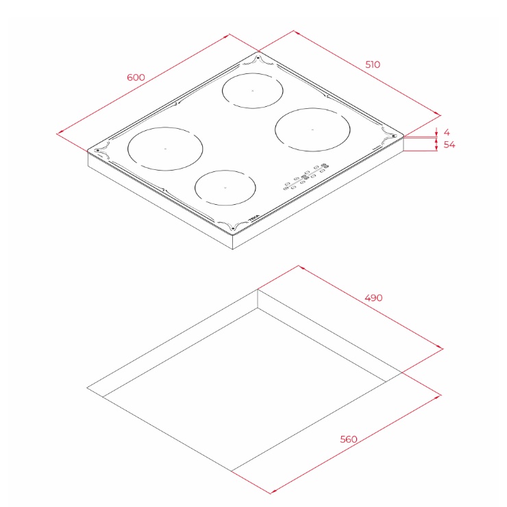 Индукционная панель TEKA IBR 64040 TTC BLACK 2