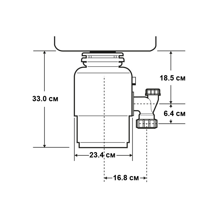 Измельчитель пищевых отходов InSinkErator 200-2B EVOLUTION 6