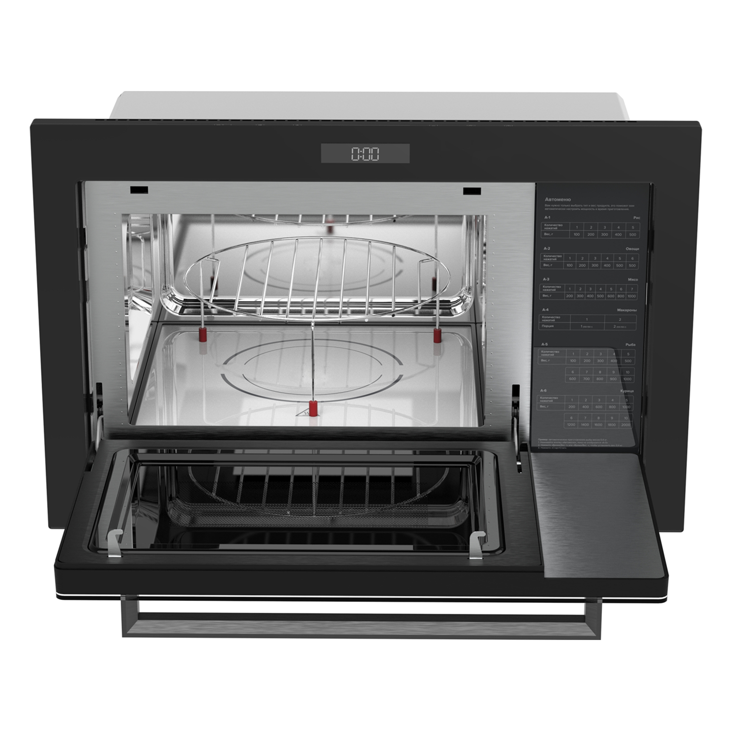 Микроволновая печь встраиваемая Weissgauff HMT-256 TSB Inverter 2
