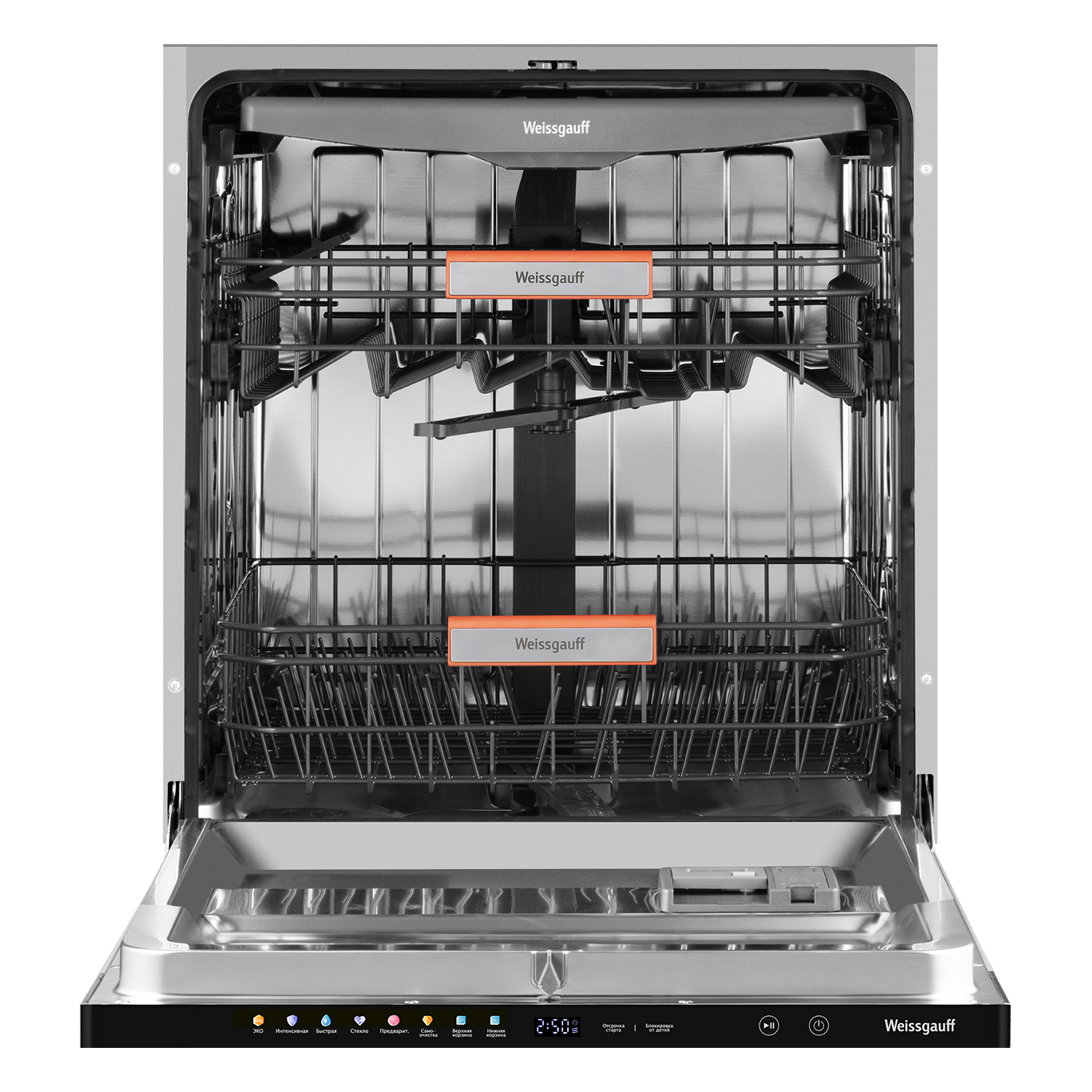 Встраиваемая посудомоечная машина Weissgauff BDW 6038 Touch Inverter Autoopen Infolight 2