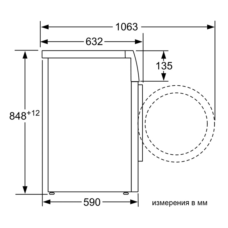 Стиральная машина с фронтальной загрузкой Bosch WAVH8M92PL 8