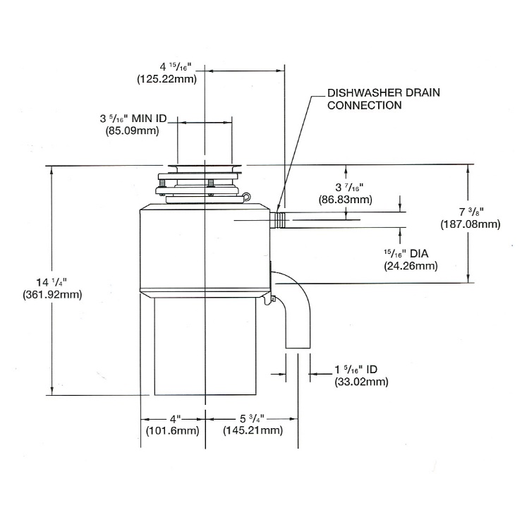 Измельчитель пищевых отходов InSinkErator LC-50-13 4