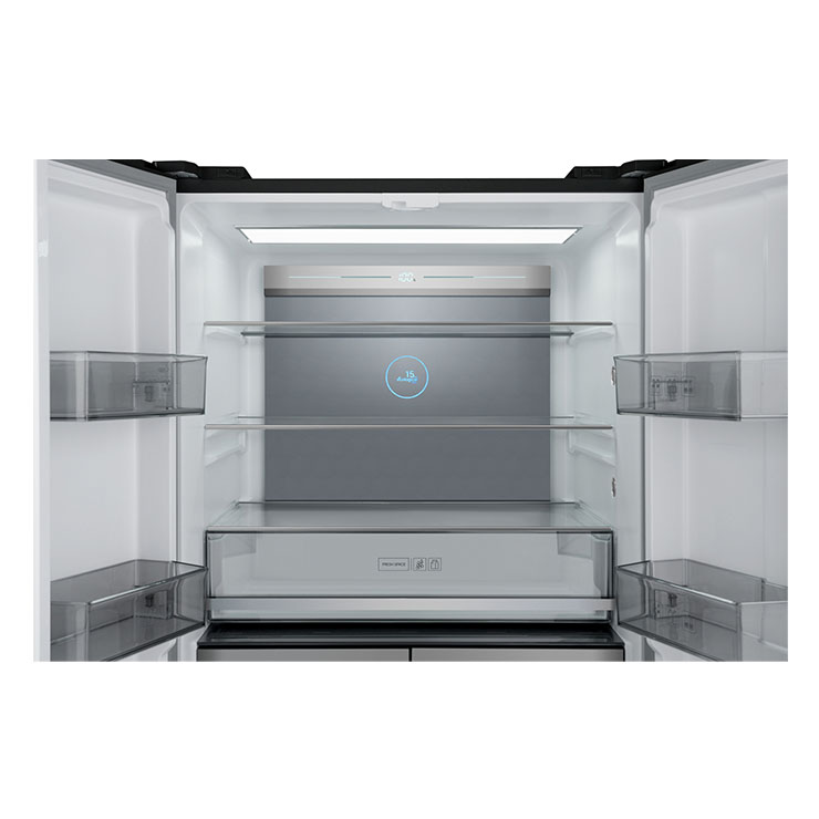 Холодильник Weissgauff WCD 590 NoFrost Inverter Premium BioFresh Black Glass 4