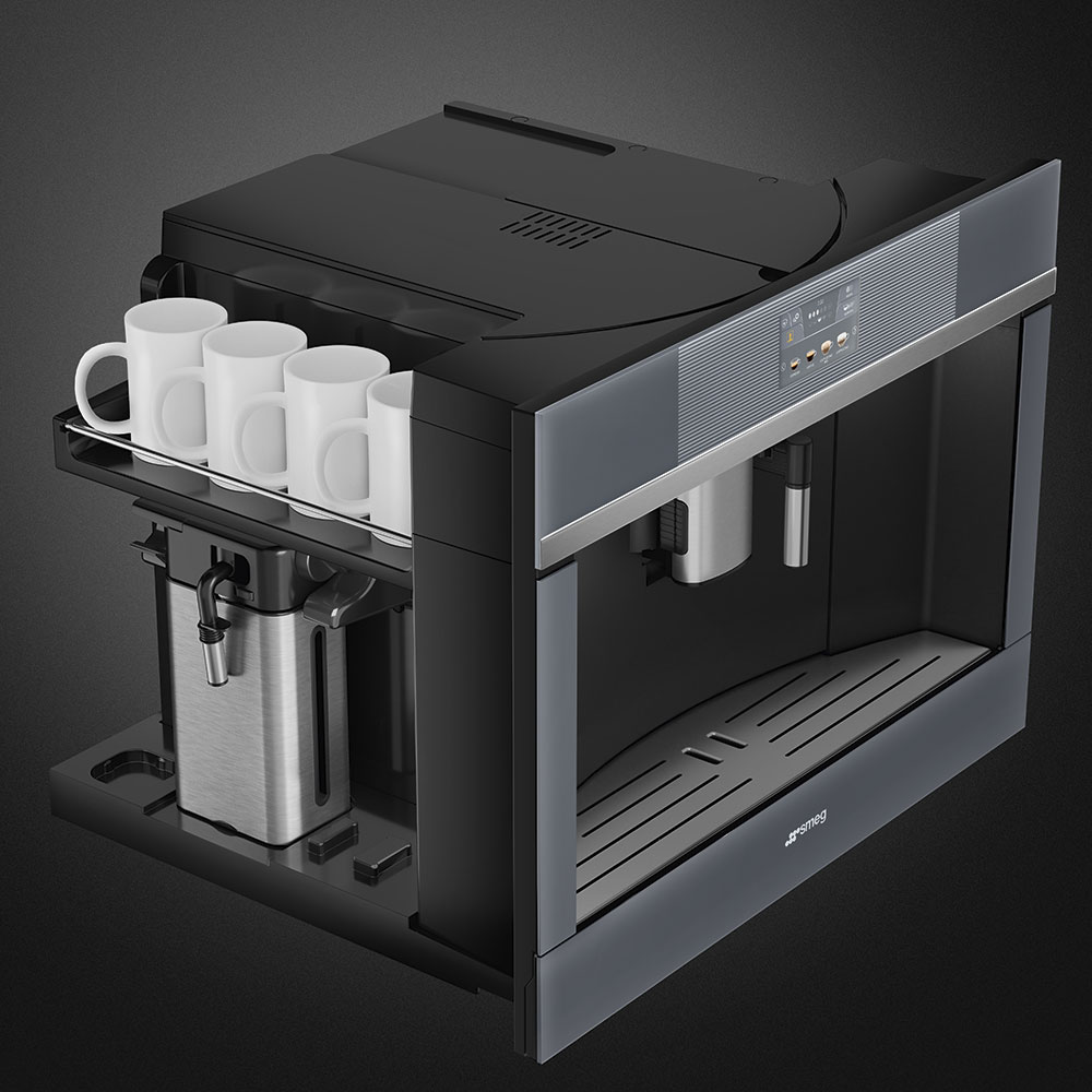 Встраиваемая кофемашина Smeg CMS4104S 2