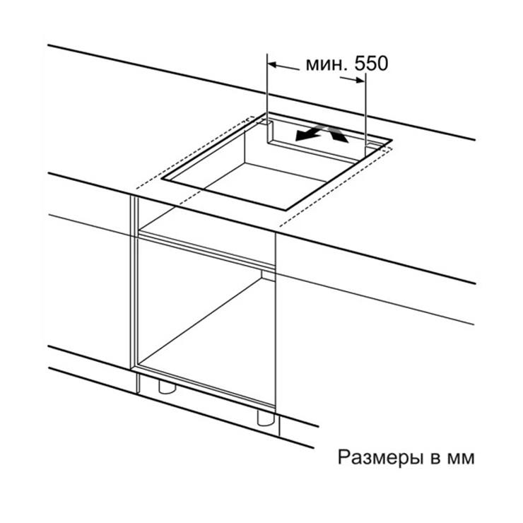 Индукционная панель Bosch PWP63RBB6E 5