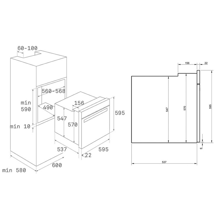 Электрический духовой шкаф TEKA HRB 6400 ATS 4