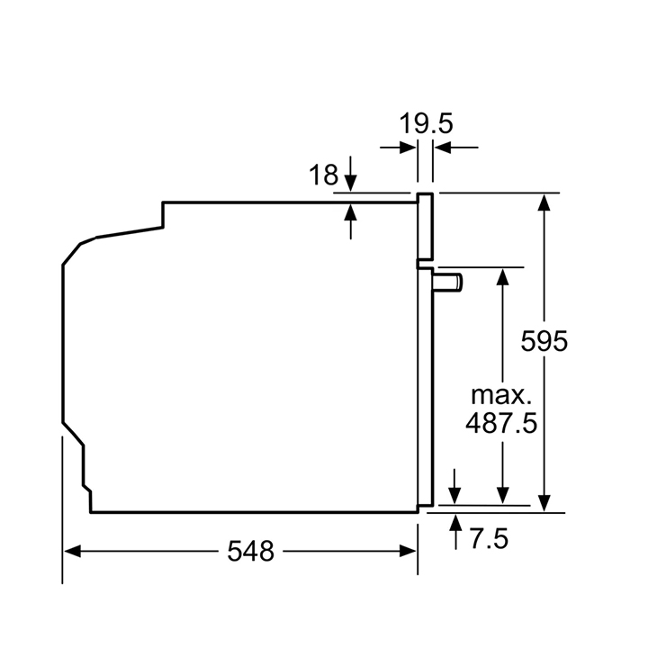 Электрический духовой шкаф Bosch HBG7741W1 6