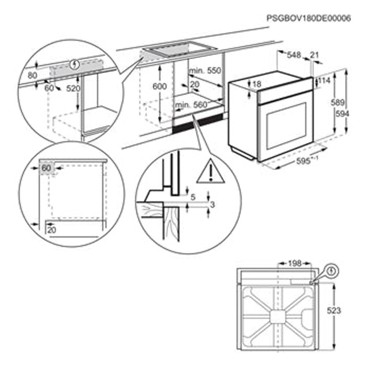 Электрический духовой шкаф Electrolux OPEB2320C 5