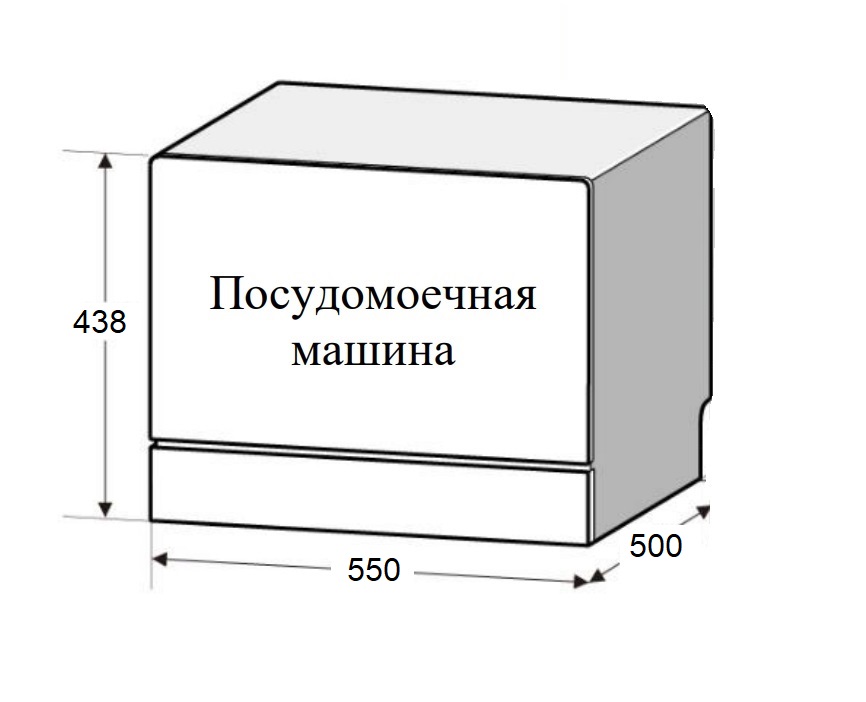 Компактная  посудомоечная машина Weissgauff TDW 4106 Led 9