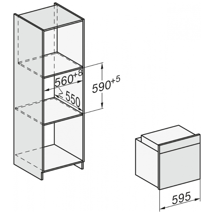 Электрический духовой шкаф Miele H 2860 BP графитовый серый GRGR 2