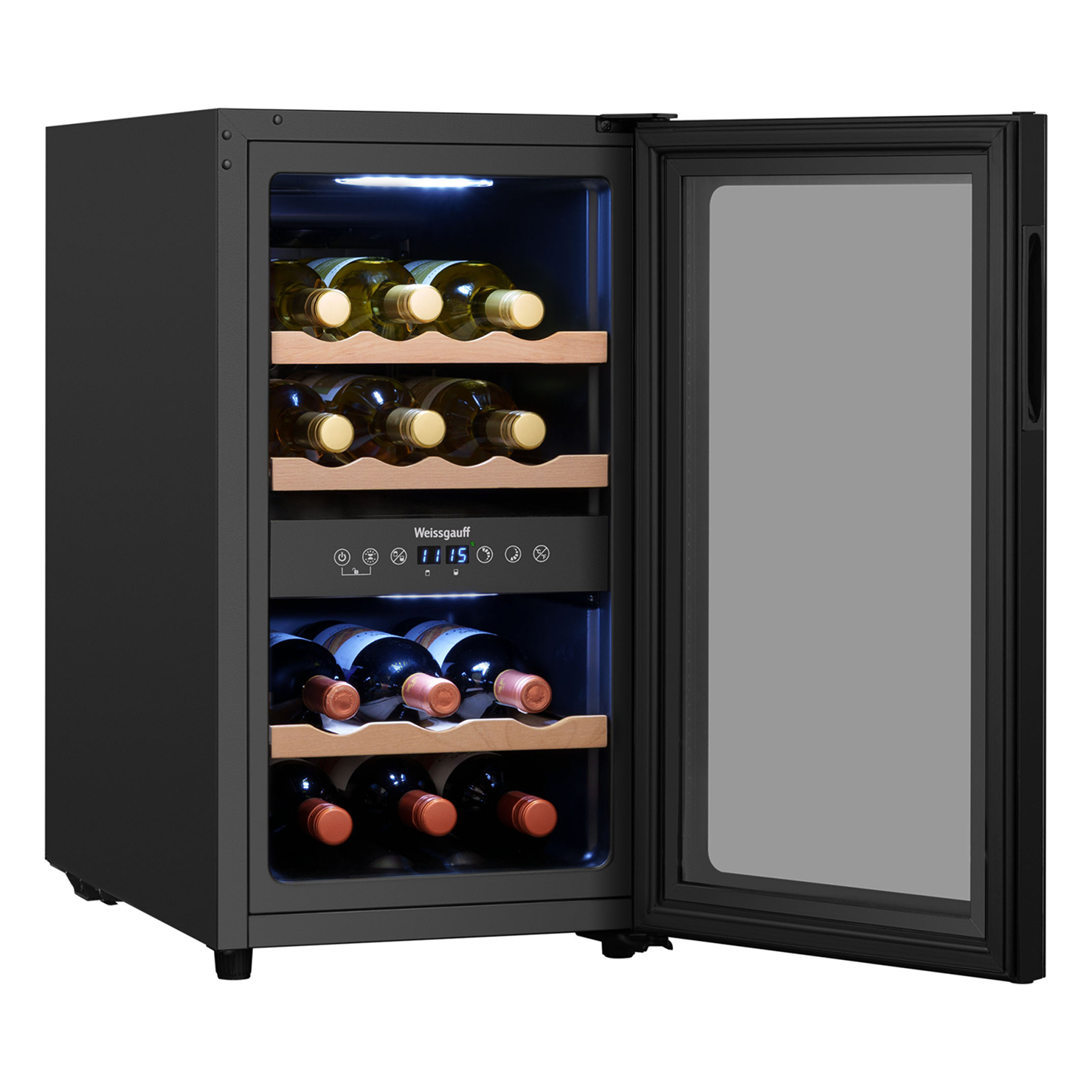 Винный шкаф Weissgauff WWC-16 DualZone Compressor 7