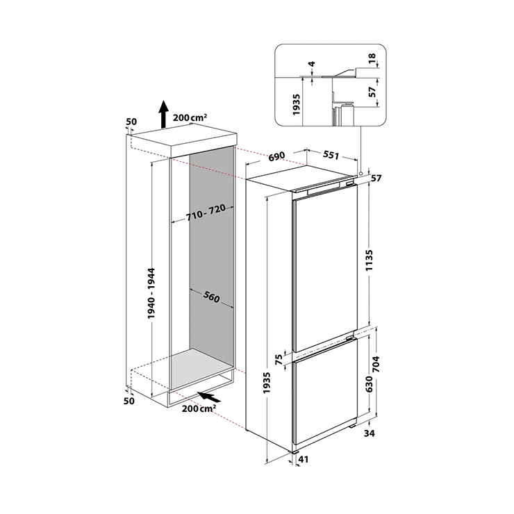 Холодильник Whirlpool WH SP70 T241 P 9