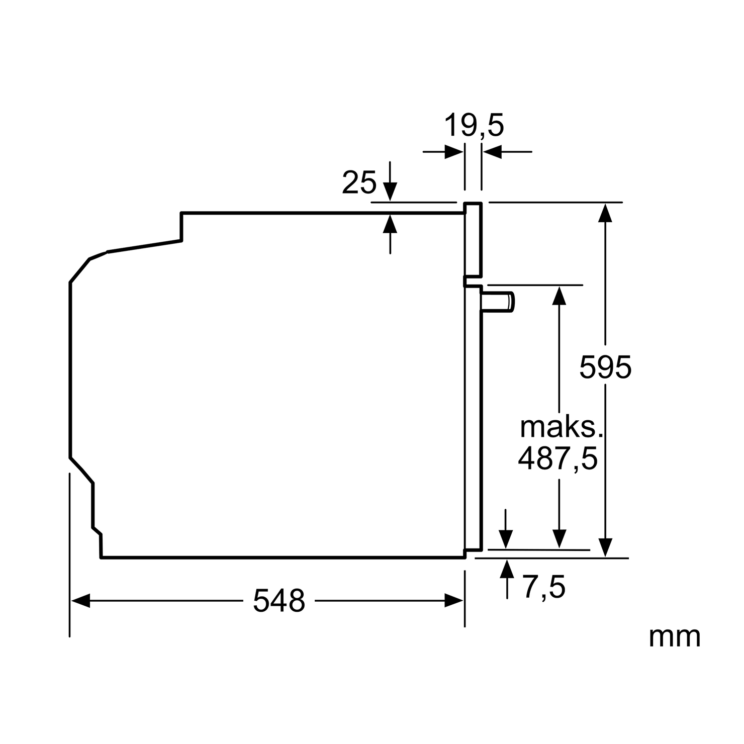 Электрический духовой шкаф Bosch HBG536EW4 7
