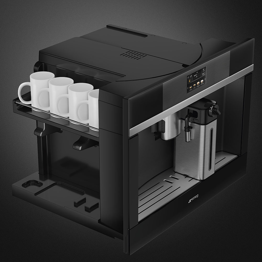 Встраиваемая кофемашина Smeg CMS4104N 2