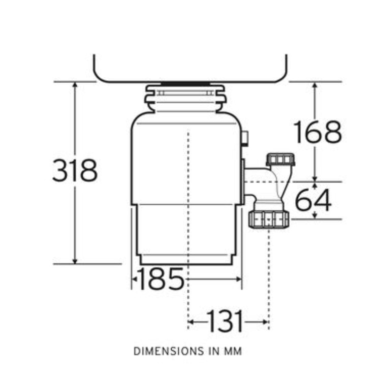 Измельчитель пищевых отходов InSinkErator 66-2 4