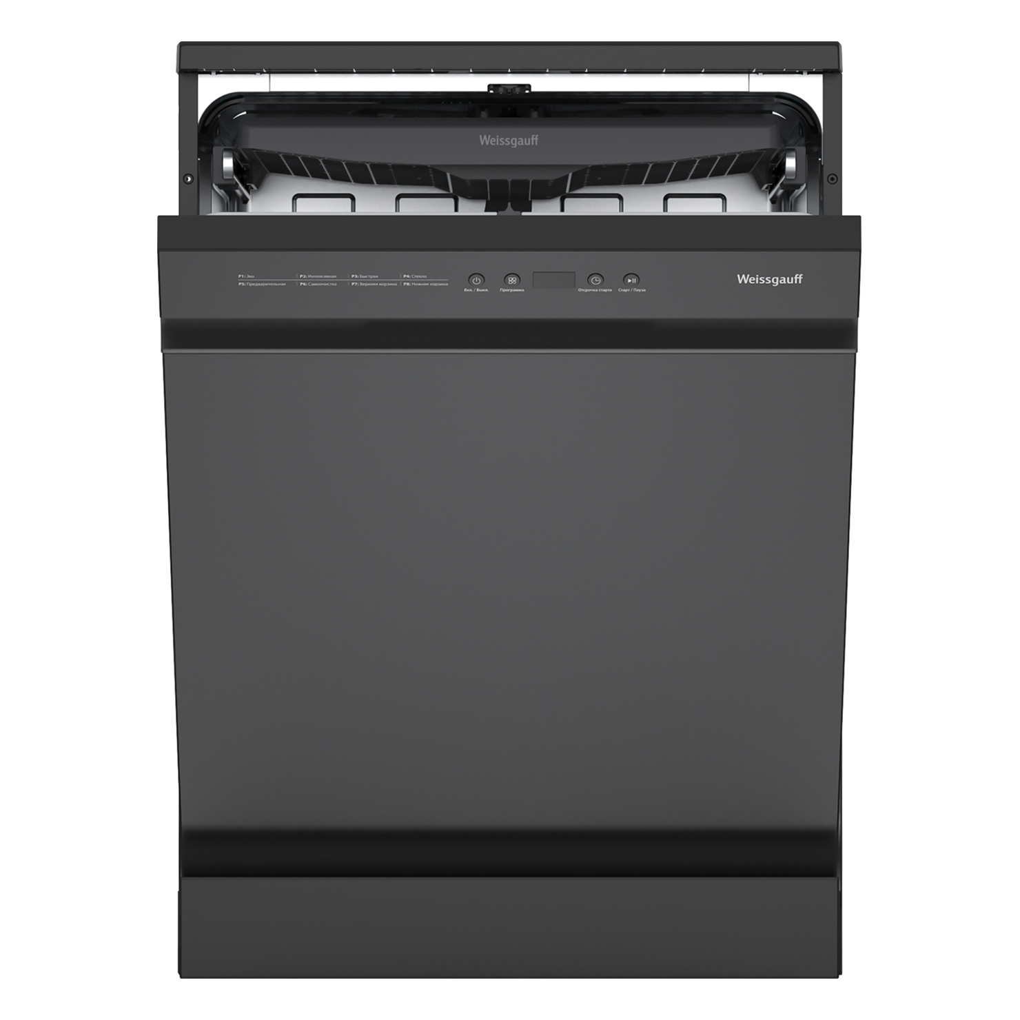 Отдельностоящая посудомоечная машина Weissgauff DW 6038 B Inverter