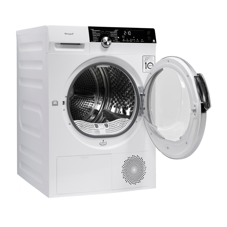 Сушильная машина Weissgauff WD 599 DC Inverter Heat Pump 2