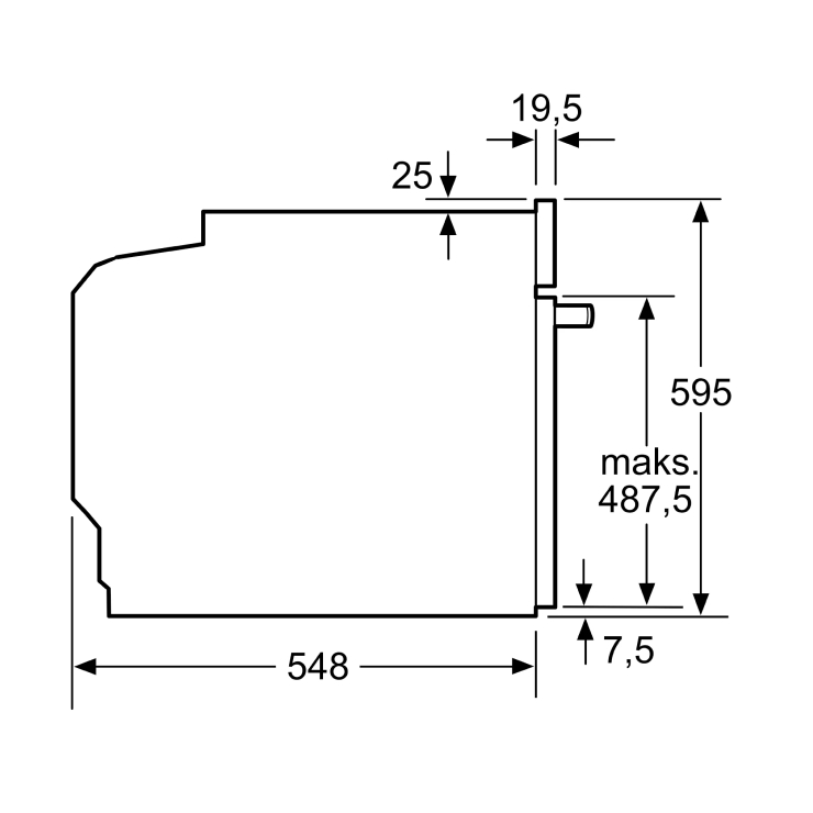 Электрический духовой шкаф Bosch HBG536EB3 8