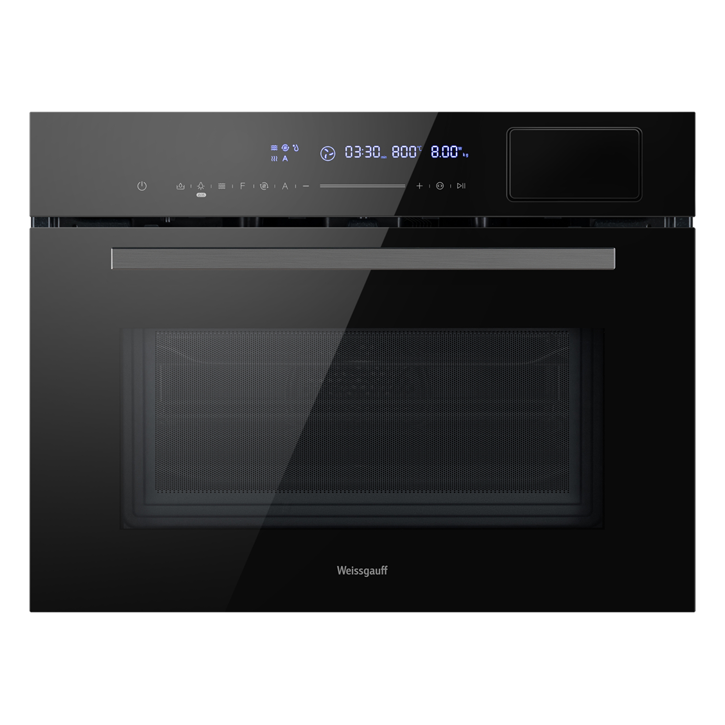 Компактный духовой шкаф Weissgauff OEMS 459 PDB с СВЧ и паром